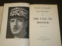1955 THE CALL TO HONOUR WAR MEMOIRS GENERAL DE GAULLE BOOK - VOLUME 1 - KD 5729