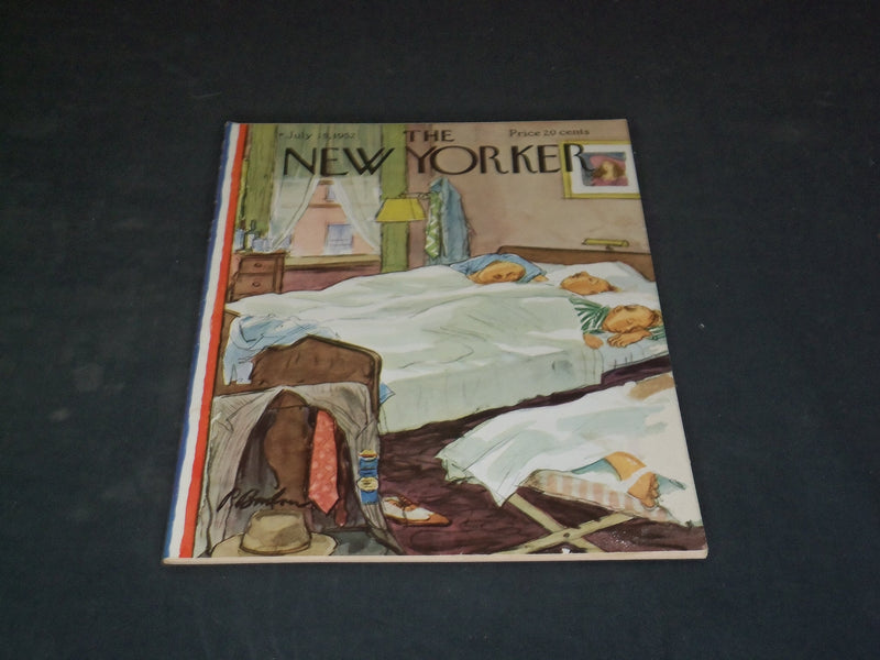 1952 JULY 19 THE NEW YORKER MAGAZINE - ILLUSTRATED COVER - NY 472