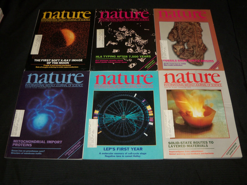 1989-1995 NATURE MAGAZINE LOT OF 30 ISSUES - NICE COVERS & PHOTOS - O 2804