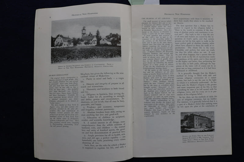 1952 MARCH HISTORICAL NEW HAMPSHIRE MAGAZINE - K 788