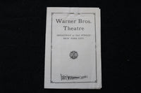 1930 OLD ENGLISH PROGRAM AND REVIEW - WARNER BROS. THEATRE-NEW YORK CITY- K 1796