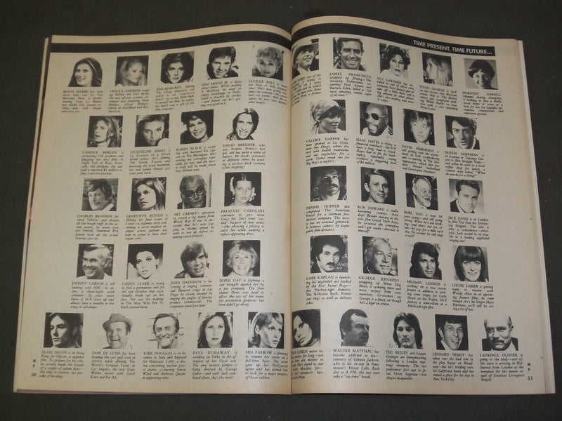 1977 AUGUST MOTION PICTURE MAGAZINE - MARISA BERENSON COVER - M 267