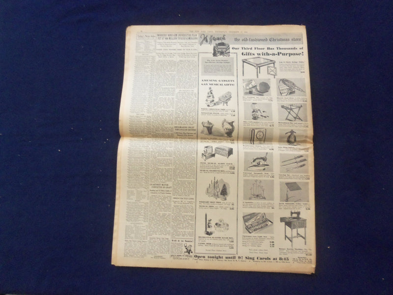 1941 DEC 17 NEW YORK TIMES- JAPANESE SHIPS SHELL TWO HAWAIIAN ISLANDS - NP 6482
