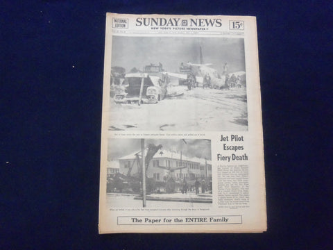 1962 JULY 1 NEW YORK SUNDAY NEWS NEWSPAPER -PAUL BOGARDUS ESCAPES DEATH- NP 6779