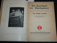 1926 DIE HERRSCHAFT DER FUNFHUNDERT BOOK BY WALTHER LAMBACH - KD 6805