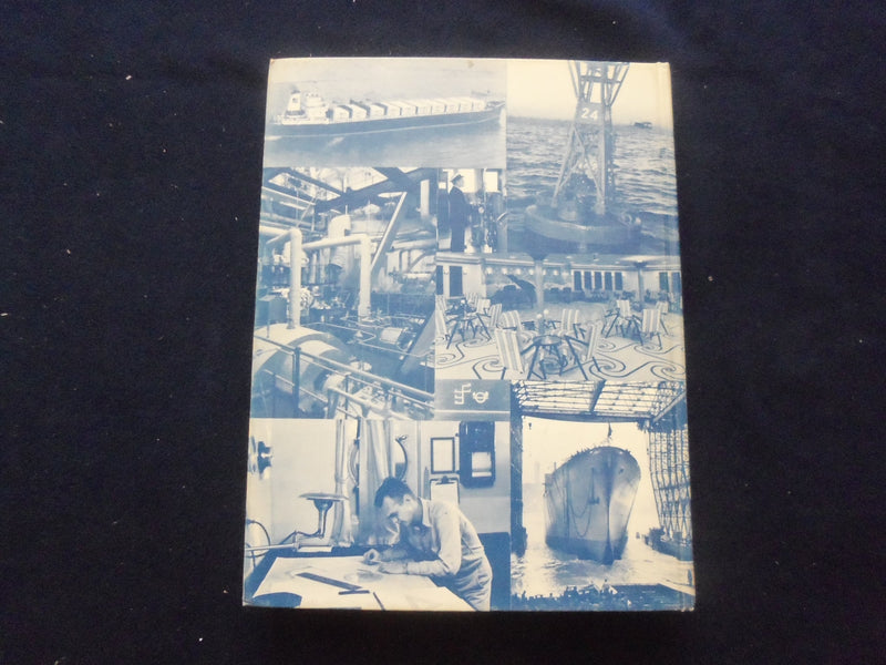 1968 MERCHANT SHIPS, A PICTORIAL STUDY HARDCOVER BOOK BY JOHN LADAGE - KD 8332