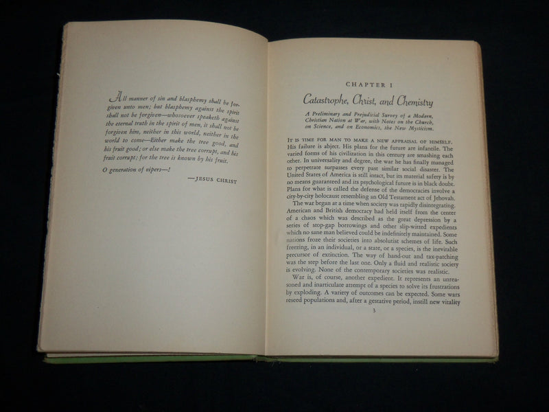 1942 GENERATIONS OF VIPERS HARDCOVER BOOK BY PHILIP WYLIE - KD 6868