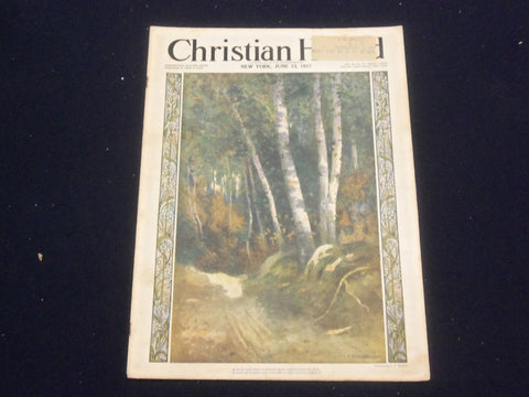 1917 JUNE 13 CHRISTIAN HERALD MAGAZINE - FOREST ROAD, SUNBEAMS DANCE - ST 6588