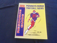 2010 PENNSYLVANIA FOOTBALL NEWS RESOURCE GUIDE - SCHEDULES & RECORDS - ST 4878I