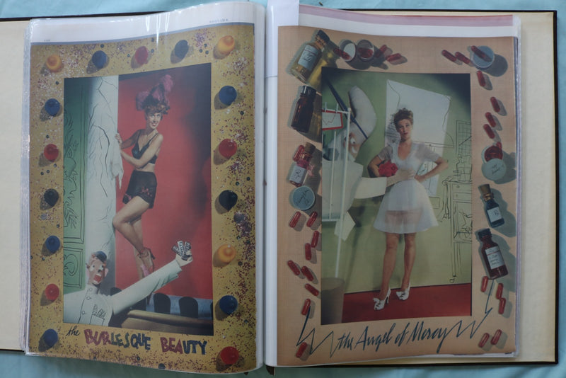 CELEBRITY AND CARTOON MAGAZINE PAGES SCRAPBOOK - #44