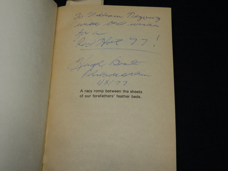 1976 RED HOT & BLUE SOFTCOVER BOOK INSCRIBED BY HUGH BEST - FIRST EDN- D 469