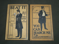 1905-1907 YOU CAN SEARCH ME & BEAT IT BOOK BY HUGH MCHUGH LOT OF 2 - KD 5657