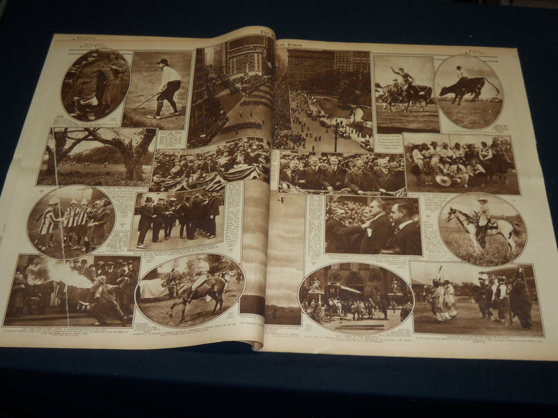 1921 MAY 15 NEW YORK TIMES PICTURE SECTION - HARDING - TILDEN - NT 8936