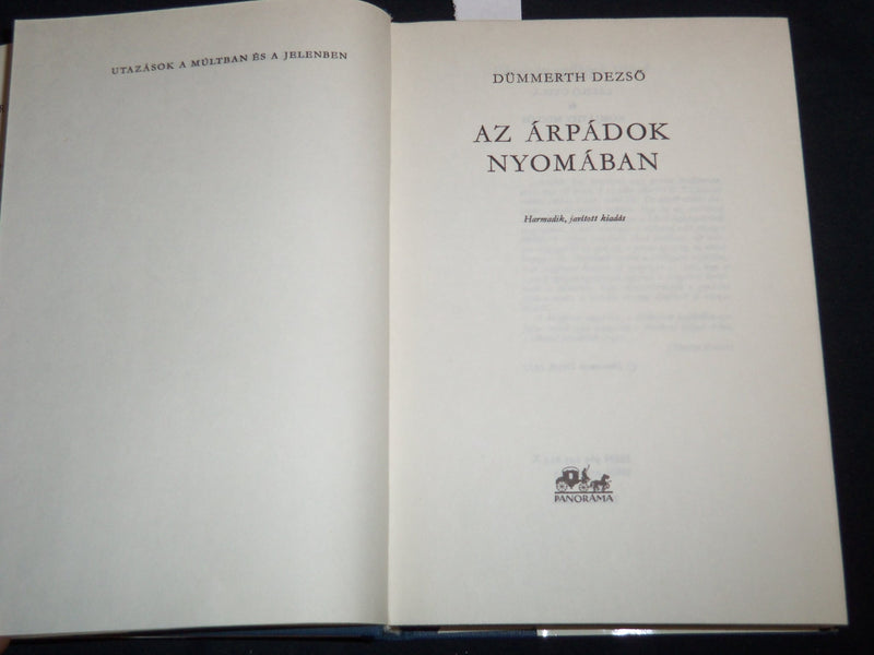 1977 AZARPADOK NYOMABAN HARDCOVER BOOK BY DUMMERTH DEZSO - KD 4670Z