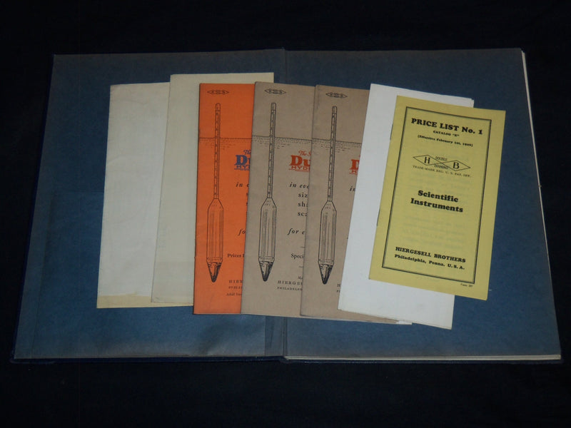 1926 HIERGESELL BROTHERS GENERAL SCIENTIFIC INSTRUMENTS CATALOG E - KD 3911F