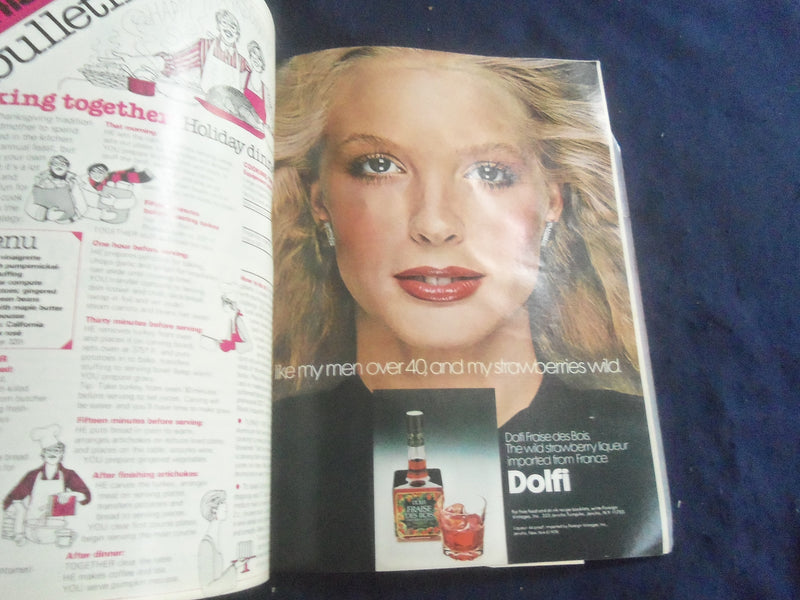 1978 NOVEMBER GLAMOUR MAGAZINE - MAARET HALINEN COVER - B 4165S