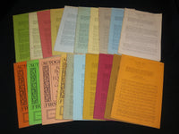 PAUL C. RICHARDS AUTOGRAPHS CATALOGUES LOT OF 20 - BROOKLINE MASS - O 2993H
