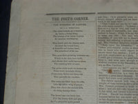 1846 SEPTEMBER 19 MASSACHUSETTS PLOUGHMAN NEWSPAPER - J. G. WHITTIER - NP 5130
