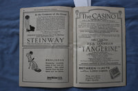 1922 TANGERINE - CASINO THEATRE PROGRAM - JEANETTE MACDONALD - K 2733