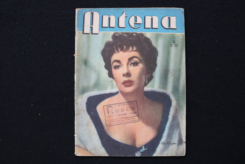 1958 AUGUST 19 ANTENA MAGAZINE - ELIZABETH TAYLOR COVER - E 25071