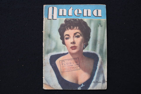 1958 AUGUST 19 ANTENA MAGAZINE - ELIZABETH TAYLOR COVER - E 25071