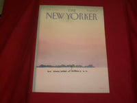 1985 FEBRUARY 4 NEW YORKER MAGAZINE FRONT COVER ONLY - GREAT ART FOR FRAMING