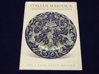 1988 ITALIAN MAIOLICA CATALOGUE OF THE COLLECTIONS BOOK J. PAUL GETTY - KD 3448