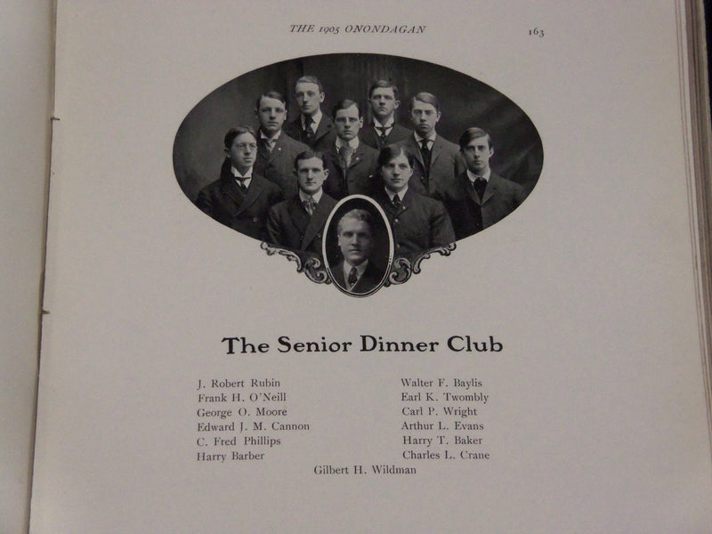 1905 THE ONONDAGAN SYRACUSE UNIVERSITY YEARBOOK - NEW YORK - PHOTOS - YB 767