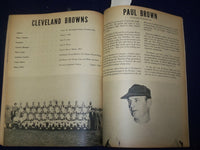 1955 PROFESSIONAL FOOTBALL OFFICAL 1955 YEAR BOOK OF THE NFL- 35TH ANNIV- B 6525