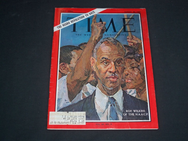 1963 AUGUST 30 TIME MAGAZINE - ROY WILKINS, NAACP - T 1944