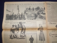 1944 AUG 6 NEW YORK TIMES - AMERICAN TANK COLUMN SMASHES INTO BREST - NP 6601