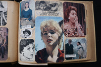 1950'S-1960'S TELEVISION STARS SCRAPBOOK -JAMES ARNESS - CHUCK CONNORS - E 24952