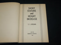 1939 SHORT STATURE AND HEIGHT INCREASE BOOK BY C. J. GERLING - KD 2770H