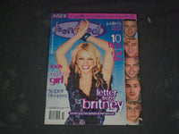 2001 NOVEMBER TEEN BEAT MAGAZINE - BRITNEY SPEARS COVER - B 593