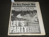 1996 OCTOBER 29 NEW YORK DAILY NEWS - YANKS LET LOOSE ON LETTERMAN - NP 2606