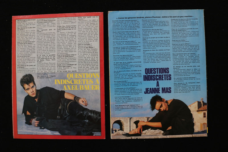 1980'S POSTERS MAGAZINE - LOT OF 5 - ELVIS PRESLEY - FRENCH - O 3796