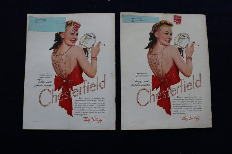 1941 THE WISCONSIN OCTOPUS MAGAZINE - UNIVERSITY OF WISCONSIN -LOT OF 6 - O 3399