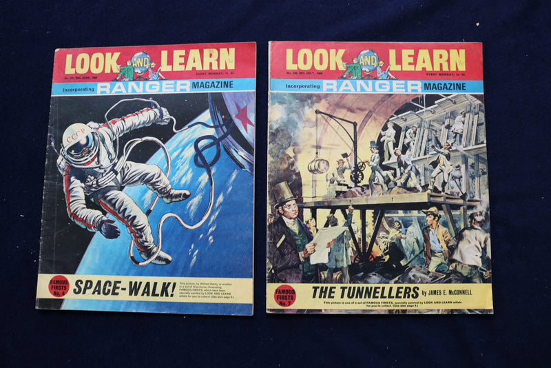 1967-1970 LOOK AND LEARN - RANGER MAGAZINE - LOT OF 13 - O 3545