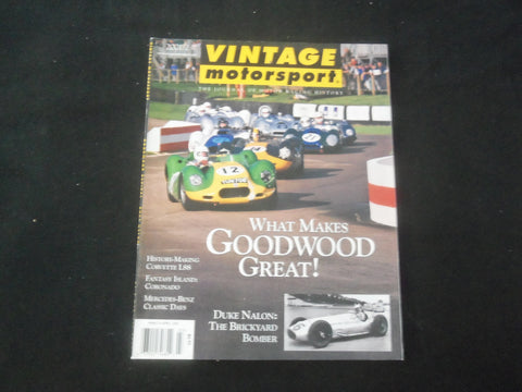 2001 MAR/APR VINTAGE MOTORSPORT MAGAZINE - WHAT MAKES GOODWOOD GREAT! - ST 3070B