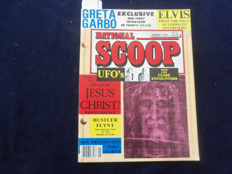 1978 JANUARY NATIONAL SCOOP MAGAZINE - GRETA GARBO EXCLUSIVE - SP 5454E