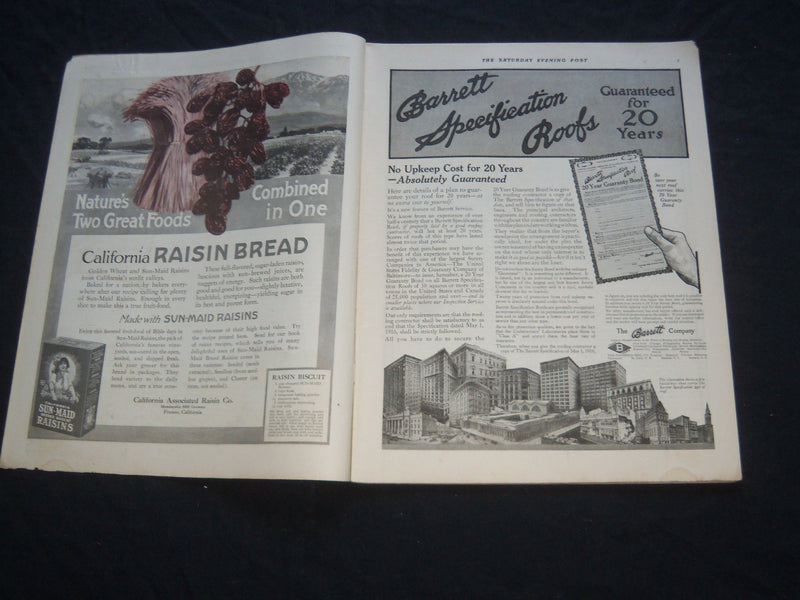1916 AUGUST 19 THE SATURDAY EVENING POST MAGAZINE - ILLUSTRATED COVER - SP 740