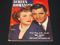 1943 MAY SCREEN ROMANCES MAGAZINE - LARAINE DAY & CARY GRANT COVER - E 16522