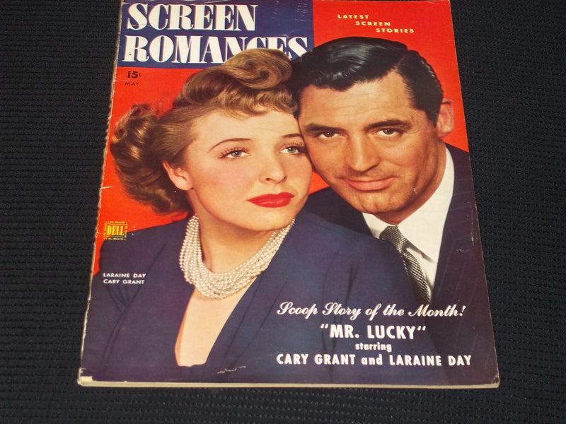 1943 MAY SCREEN ROMANCES MAGAZINE - LARAINE DAY & CARY GRANT COVER - E 16522
