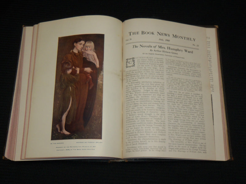 1908 FEBRUARY-JULY THE BOOK NEWS MONTHLY MAGAZINE BOUND VOLUME - KD 7520