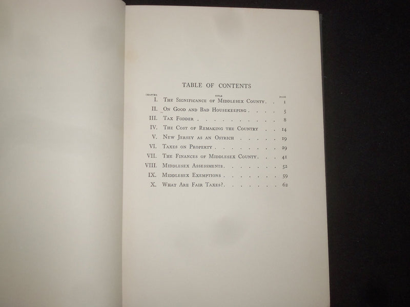 1926 CONSIDER MIDDLESEX COUNTY HARDCOVER BOOK BY SAMUEL CROWTHER-1ST ED- KD 9263