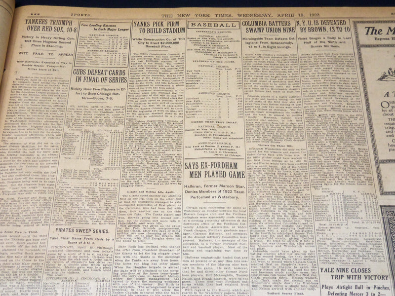 1922 APRIL 19 NEW YORK TIMES - ALLIES CONDEMN GERMANY BAR HER GENOA - NT 8584