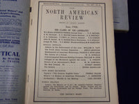 1908 NORTH AMERICAN REVIEW LOT OF 12 COMPLETE YEAR - STORIES/ARTICLES - WR 663