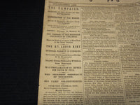 1861 MAY 13 PHILADELPHIA INQUIRER NEWSPAPER - ST. LOUIS RIOT - NP 8997