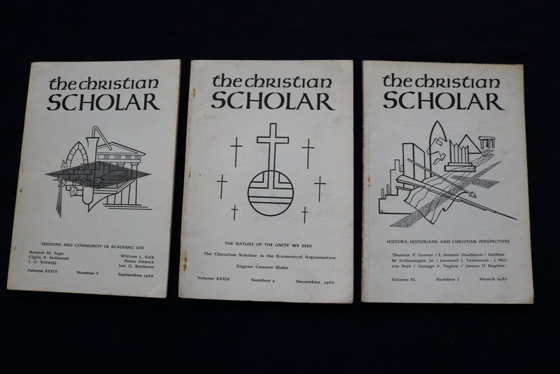 1953-1959 THE CHRISTIAN SCHOLAR QUARTERLY JOURNAL - LOT OF 19 - O 3613