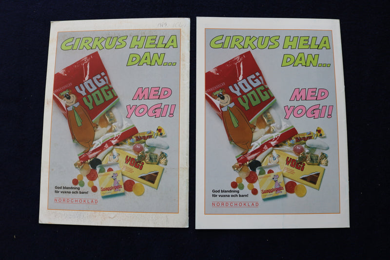 1987-1990 CIRKUS OLYMPIA CIRCUS PROGRAMS - SWEDISH - LOT OF 5 - O 3524
